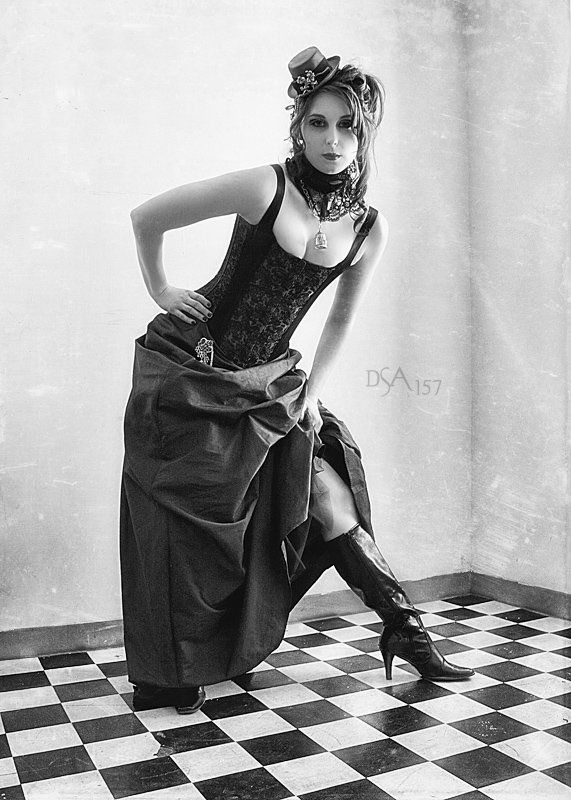Female model photo shoot of Twig Noir Styling