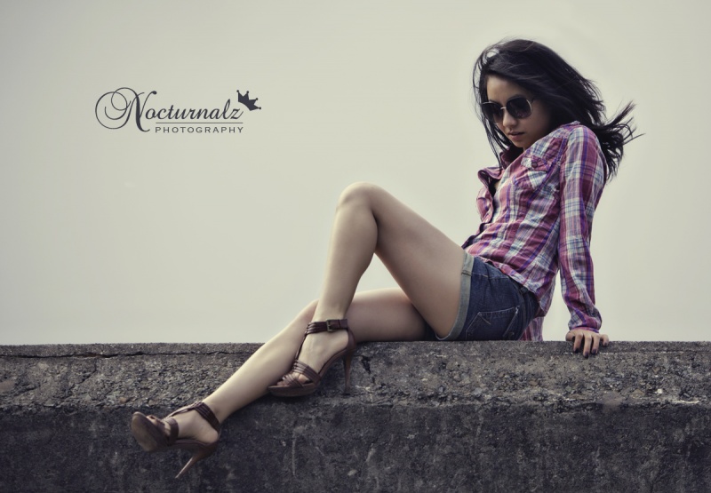 Female model photo shoot of Nocturnalz in Baker Beach
