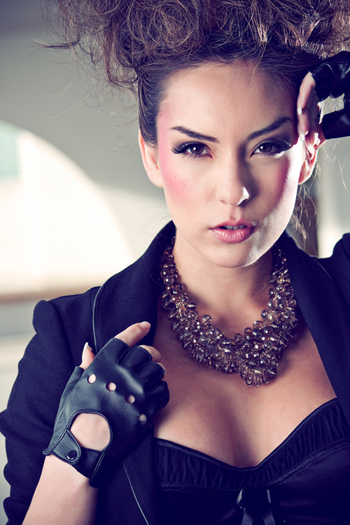 Female model photo shoot of Amanda Bond Makeup by Kenneth Kwok, hair styled by CANDICE Style, wardrobe styled by Alexa Kellee