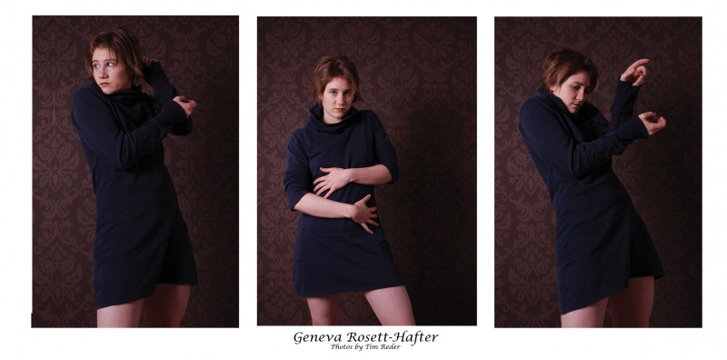 Female model photo shoot of Geneva Rosett-Hafter in London