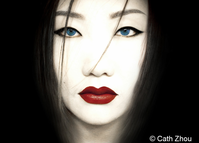 Female model photo shoot of Cath Zhou MUA