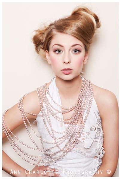 Female model photo shoot of Kayleigh Jane Hair, wardrobe styled by Samantha Ria