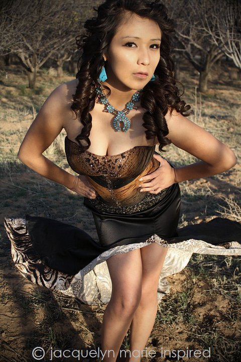 Female model photo shoot of Colena Etcitty in Napi, New Mexico