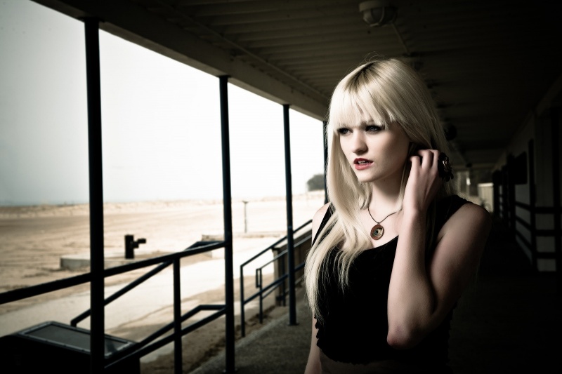 Female model photo shoot of Lenore Lynn by Brandon Harris Photo in montrose harbor