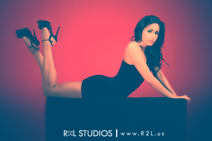 Male model photo shoot of RockyElle in R2L Studios