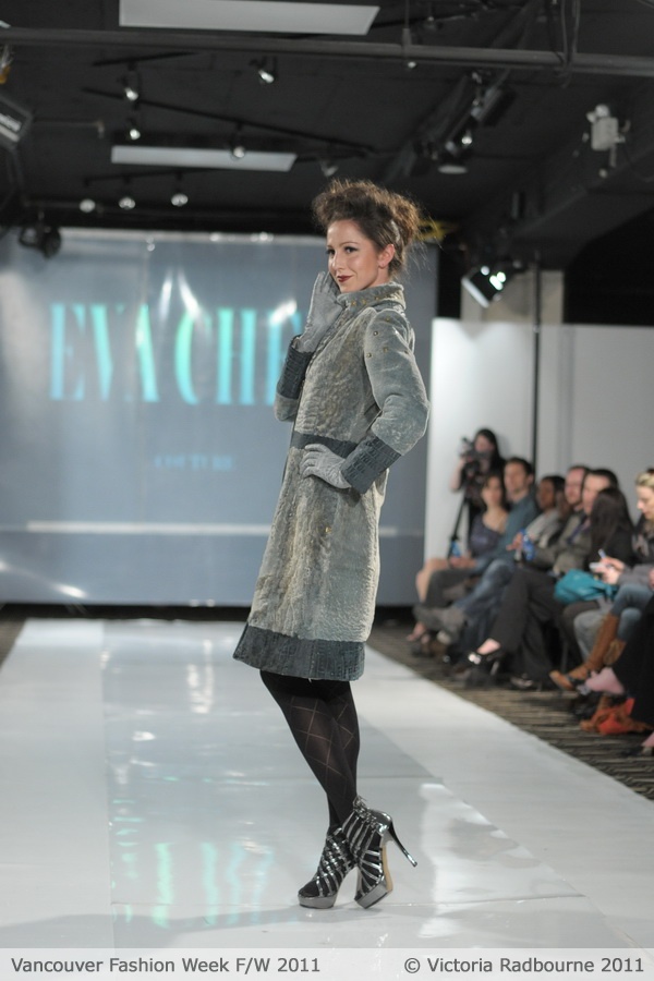 Female model photo shoot of Emily Mae Taylor in Vancouver Fashion Week f/w 2011