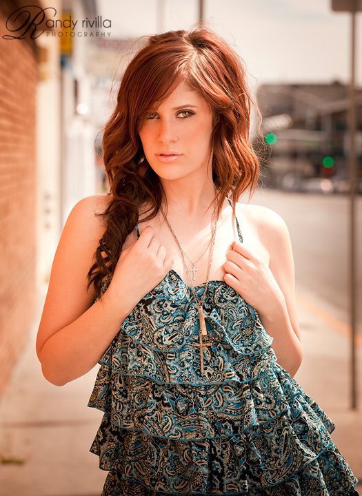 Female model photo shoot of Katilin Burke in Fremont Street Las Vegas