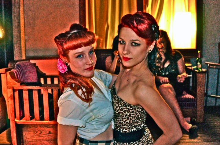 Female model photo shoot of Troubble and Lady Medusa in Darley Street, hair styled by Milena @ leopard lounge
