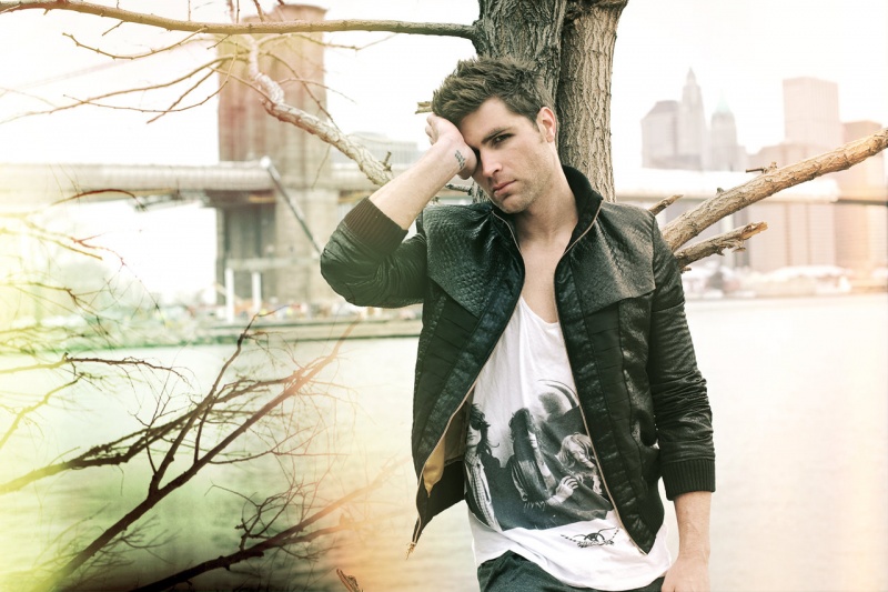 Male model photo shoot of Clay Van Geffen in Dumbo Brooklyn