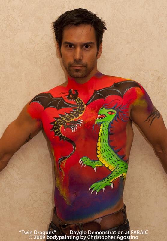 Male model photo shoot of CAgostino in Orlando, FL - Face & Body Art International Convention