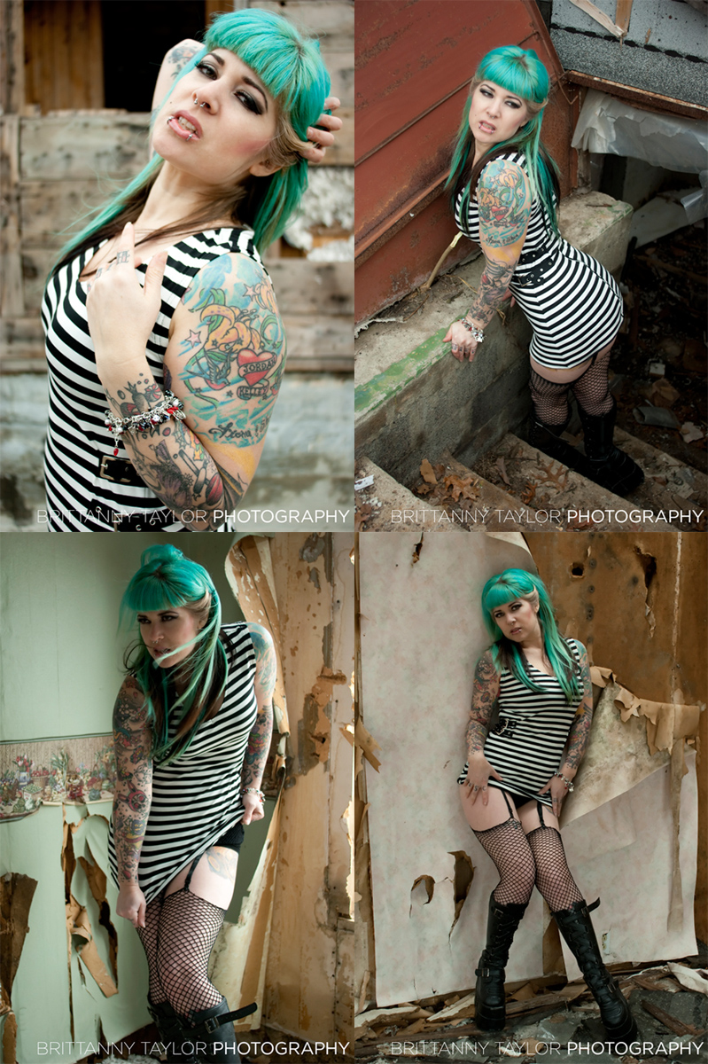 Female model photo shoot of Sh**sville Clothing and Miss Mischief by Brittanny Taylor in Rhode Island