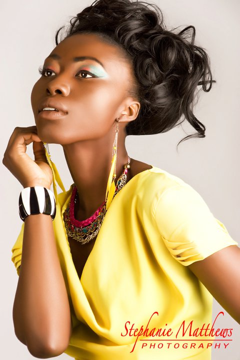 Female model photo shoot of Ludie MUA-Stylist and Priscilla Akosua Dwomoh by StephM_Photo
