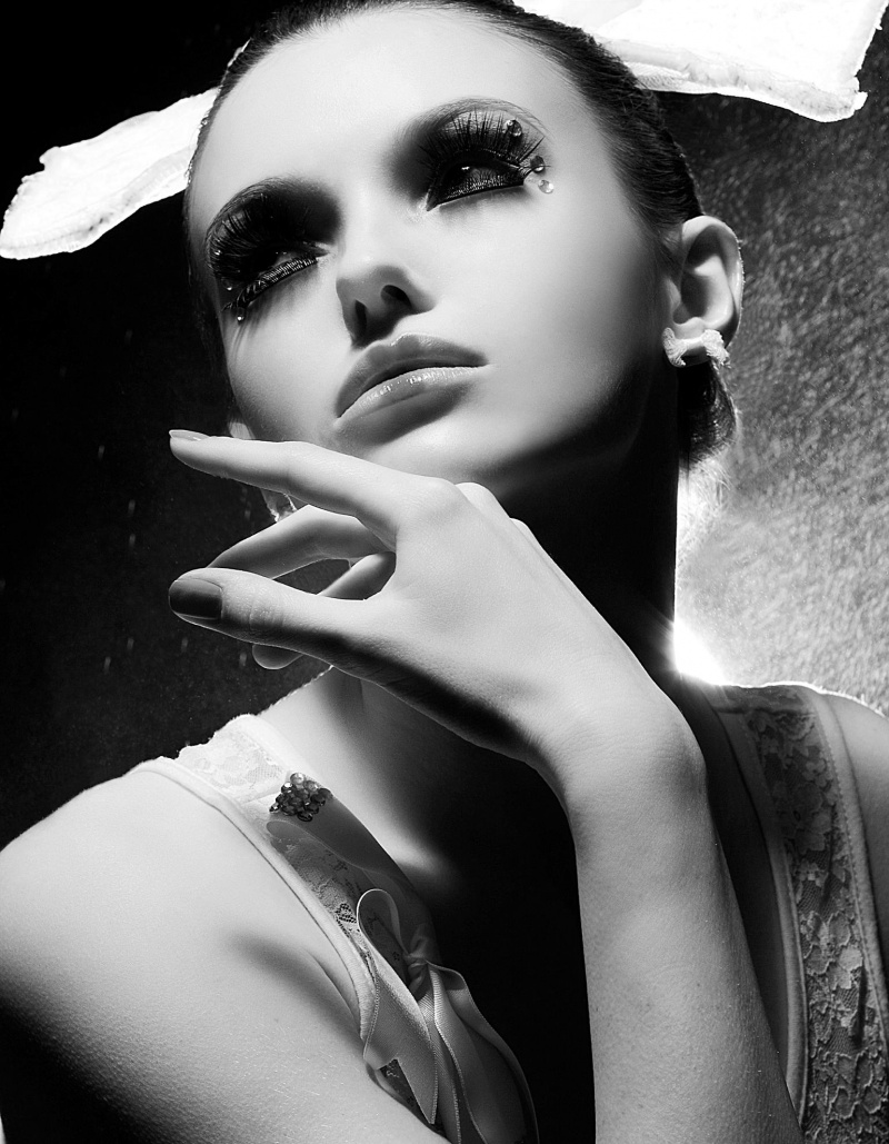 Female model photo shoot of Katharine Banner by Lulu McArdle, makeup by Kirsty-Jade