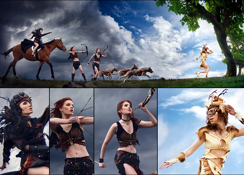 Female model photo shoot of Aesthetic Alchemy, Lauren Curtis, Krystal Lee D, Laura Jean-Marie and Rhinofeeder