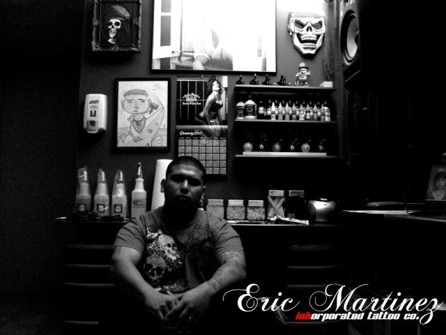 Male model photo shoot of Eric Martinez Tattoo Co
