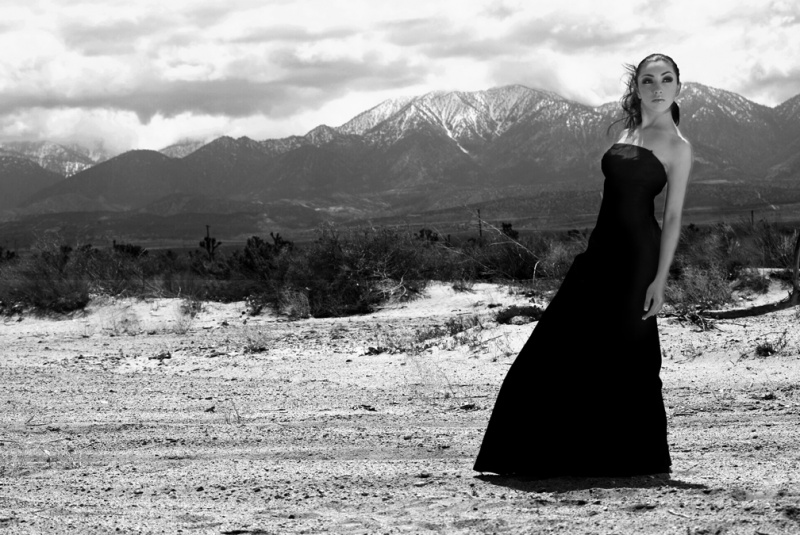 Male and Female model photo shoot of MELIN PHOTOGRAPHY and Cindy Reyna in Palmdale Desert