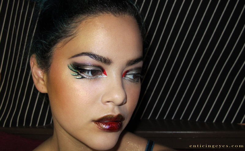 Female model photo shoot of Enticing Eyes in Kamuela, Big Island, makeup by Enticing Eyes