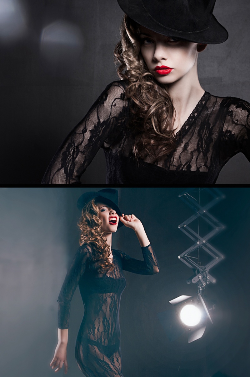 Female model photo shoot of PumaNoire in Moscow