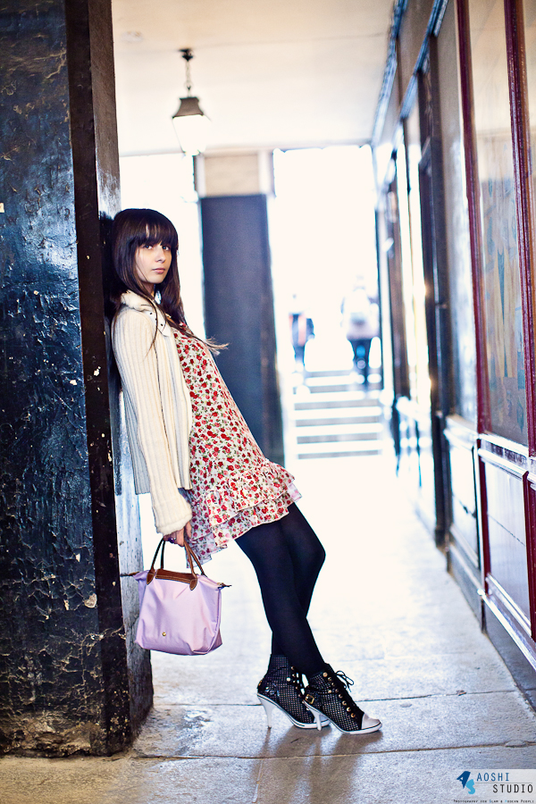 Female model photo shoot of JadeBP by Aoshi Studio in Paris