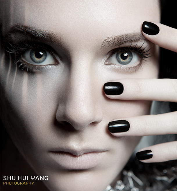 Female model photo shoot of Samantha Lucas by ShuHui Yang, makeup by Veronika Robova