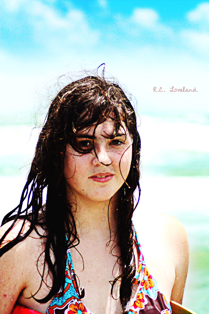 Female model photo shoot of RC Loveland in Padre Island, Corpus Christi, Texas