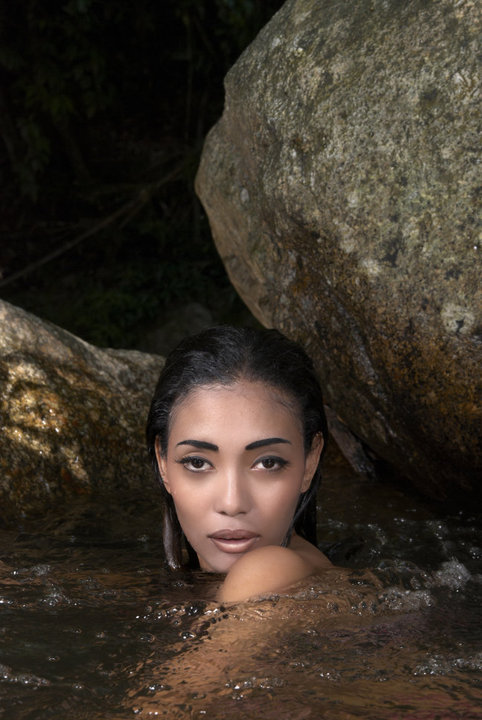 Female model photo shoot of Lucinda Philipa Granger in Water Falls