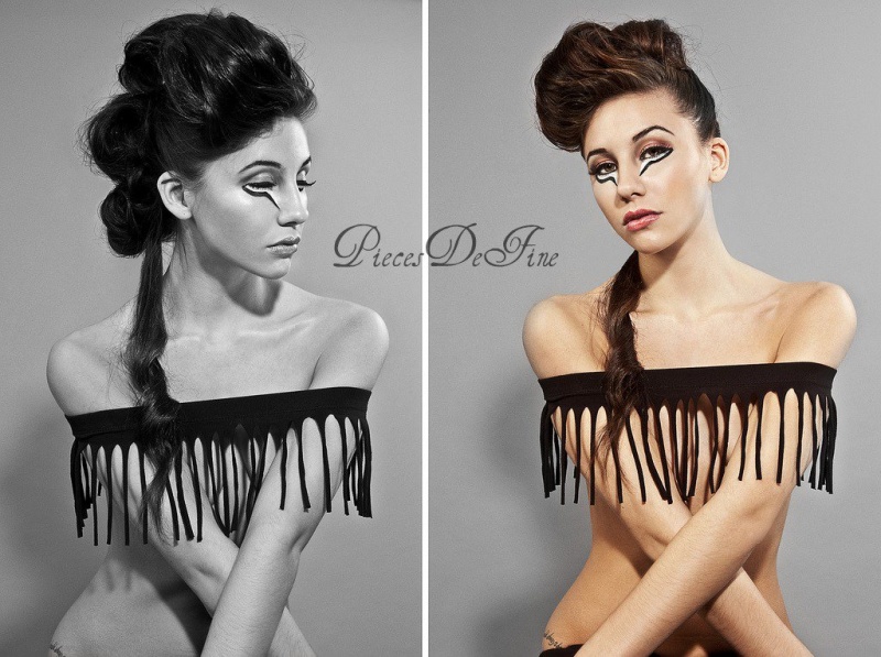 Female model photo shoot of DYE LYFE in www.DYELYFE.com