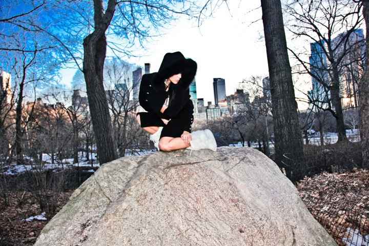 Female model photo shoot of Cristina A in Central Park - NYC