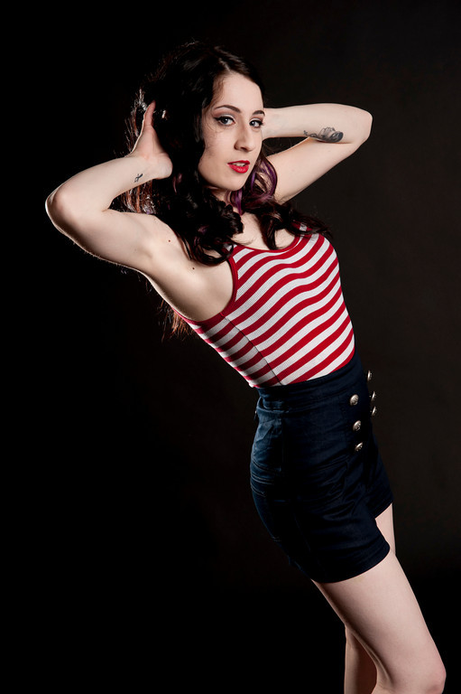 Female model photo shoot of Ashley Noir by KAOS Studios in Long Island