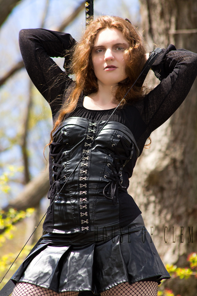 Female model photo shoot of Regina Theresa by Houseofclem in Fort Tryon Park