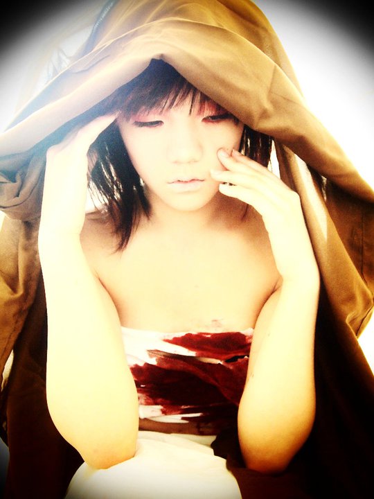 Female model photo shoot of Yun Tsai by Kayamii123, makeup by Little Bug Makeup an FX