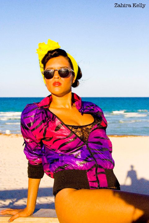 Female model photo shoot of Farai LaNoir in North Beach, Miami