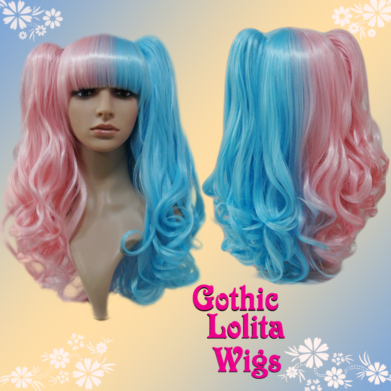 Female model photo shoot of Gothic Lolita Wigs