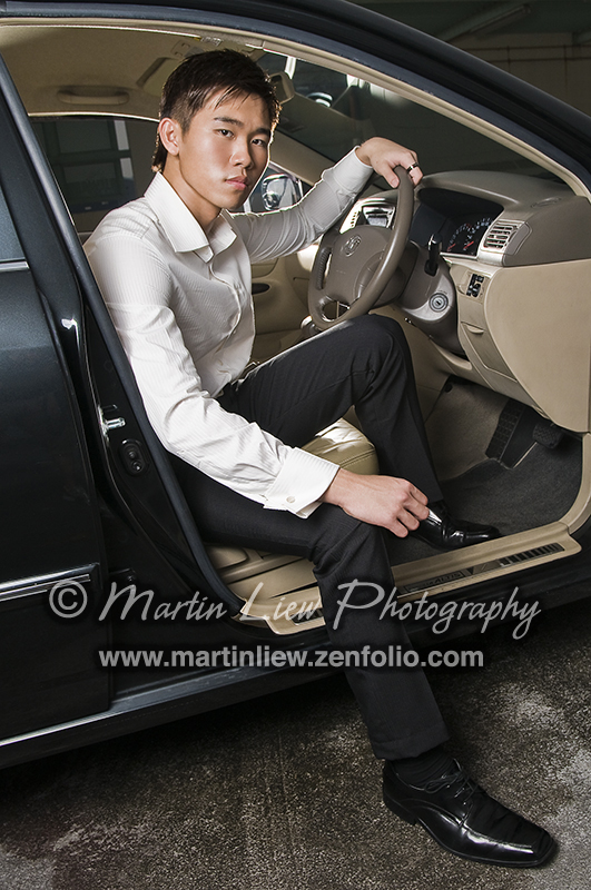 Male model photo shoot of Martin Liew and Zach Tan