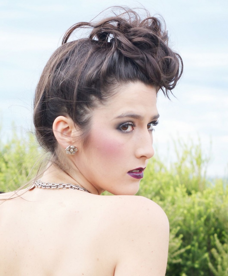 Female model photo shoot of kelly mossop Makeup