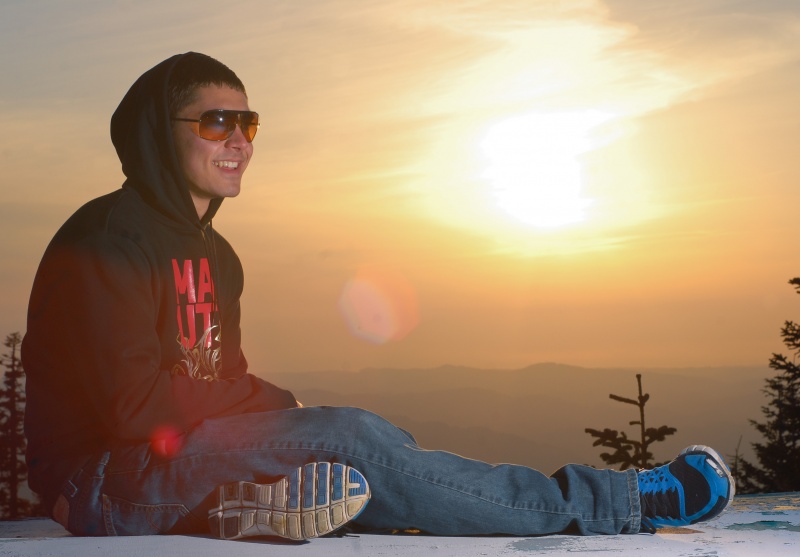 Male model photo shoot of Mitch Lea in Mary's Peak
