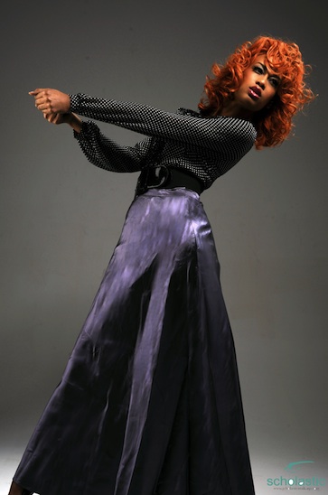 Female model photo shoot of Black Byrd