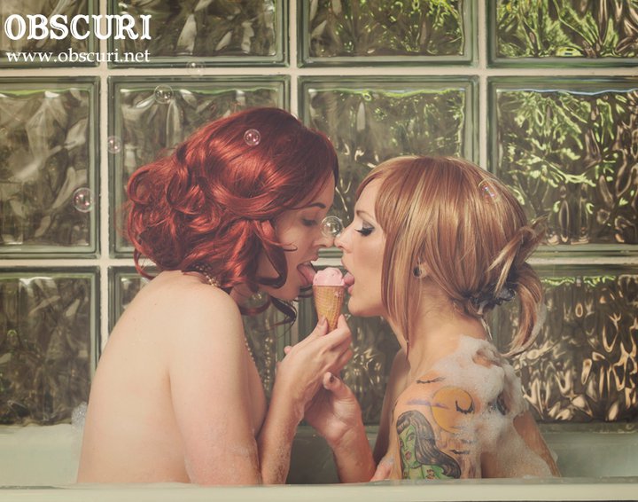 Female model photo shoot of Lorelei Lee and Flossie Carmichael by Obscuri