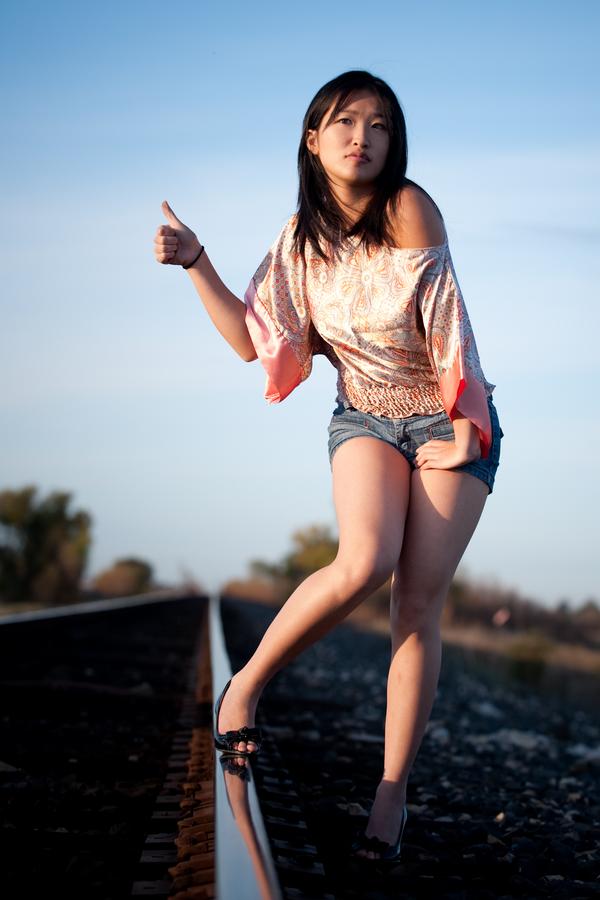 Female model photo shoot of RenChi by Kiem Nguyen in Sacramento