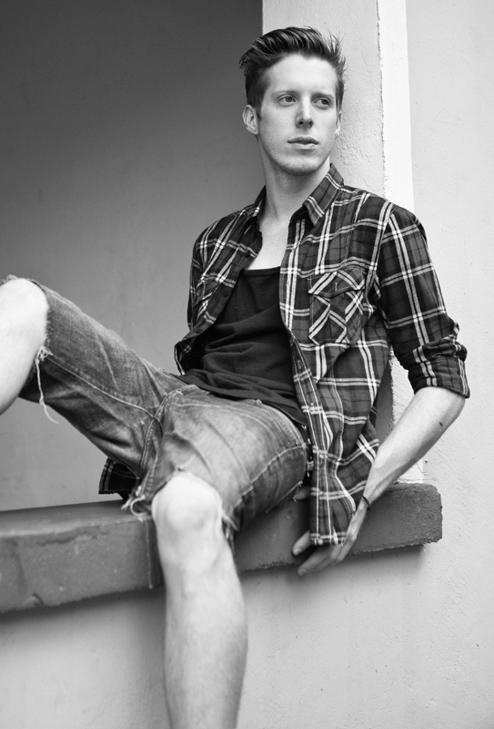 Male model photo shoot of Aaron  Johnson