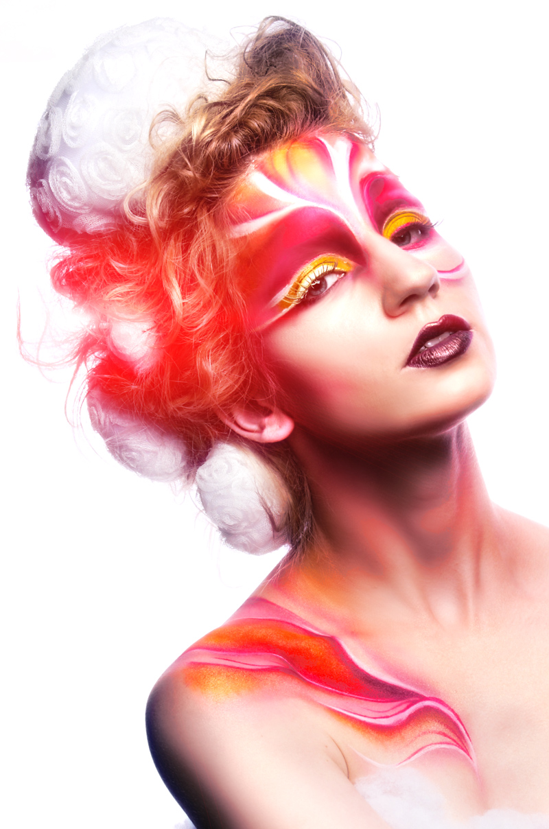 Female model photo shoot of Karolina Sabat, makeup by Candice Johnson MUA
