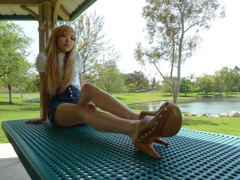 Female model photo shoot of Kelly Shibata by SF88 in Irvine