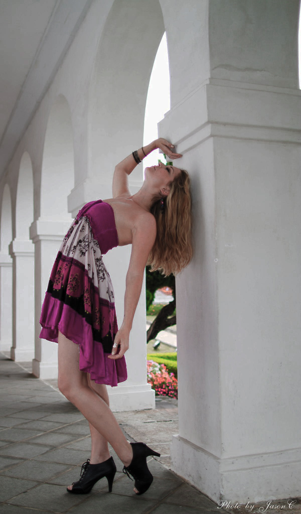 Female model photo shoot of Kristen Starlen by JC Bokeh in Danshui