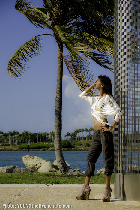 Female model photo shoot of Precious Faces Artistry in Miami Beach