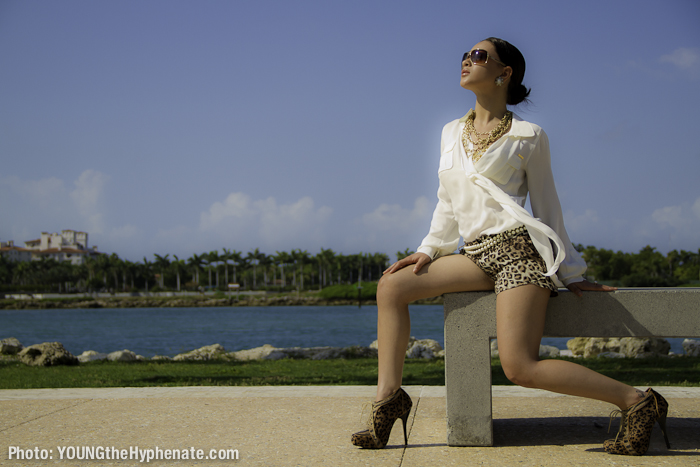 Female model photo shoot of Precious Faces Artistry in Miami Beach