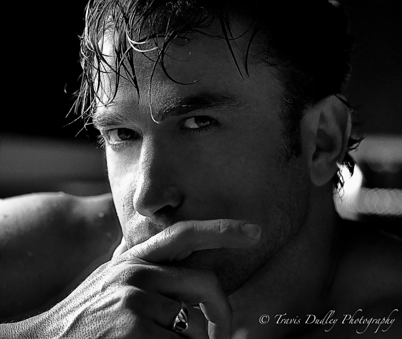 Male model photo shoot of Travis Dudley in Miami Beach