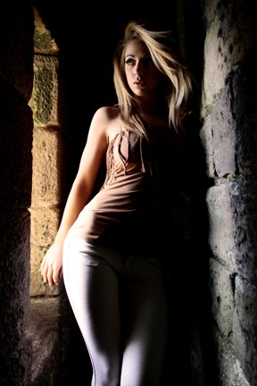 Female model photo shoot of KellyChodacki MUA in Liverpool Castle