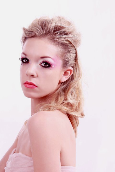Female model photo shoot of Louisa K Canning, makeup by Courtney Haywood
