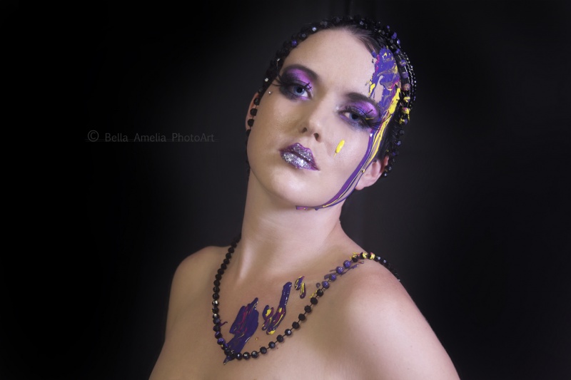 Female model photo shoot of Mayhem Makeup by Carlie and Dannielle10 by Bella-Amelia PhotoArt