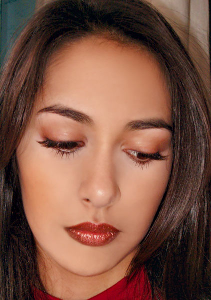 Female model photo shoot of simy-makeup